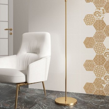 Shiny Lines Gold Heksagon Inserto E 19.8x17.1GAT.I