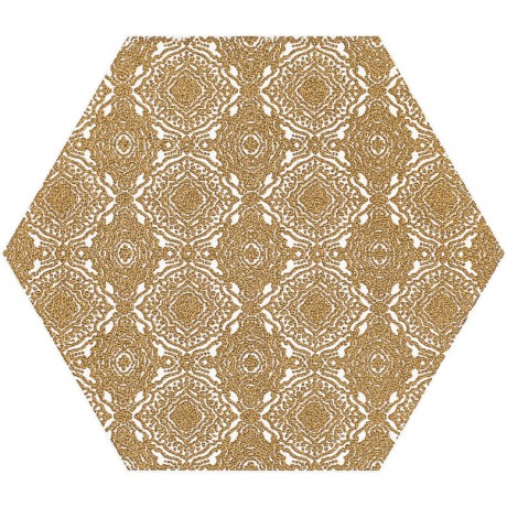 Shiny Lines Gold Heksagon Inserto E 19.8x17.1GAT.I