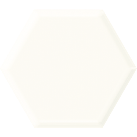 UNIWERSALNY HEKSAGON WHITE STRUKTURA POLYSK 19,8X17,1  G.I