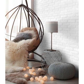 EPIKA CEGŁA Z FUGĄ WHITE PŁYTKA GIPS 22.4x7.6 GAT.I