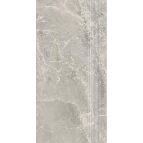 LITTLE ROCKS GREY STOPNICA PRASOWANA  MAT. 29,8X59,8 G.I