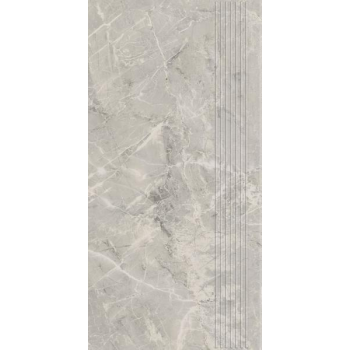 LITTLE ROCKS GREY STOPNICA PRASOWANA  MAT. 29,8X59,8 G.I