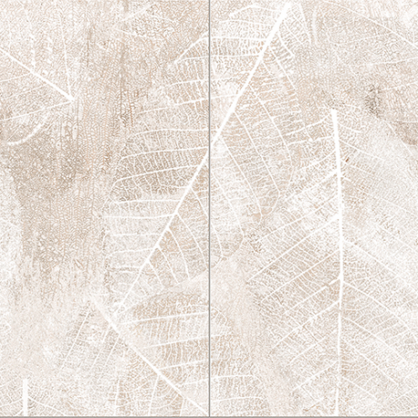 Obraz gresowy 2-elementowy Clarity leaves A 119,8x119,8 Gat.1