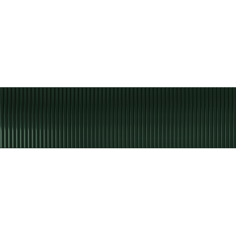 Płytka ścienna Groove green 1 gloss STR 29,8x7,8x1 Gat.1